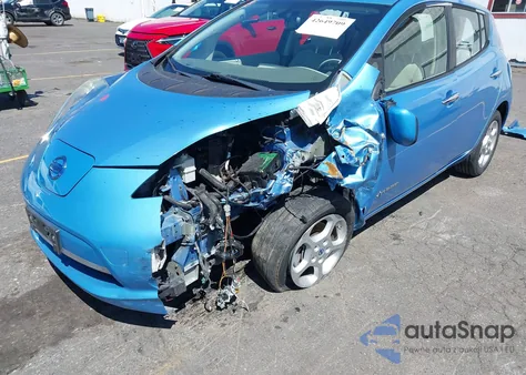 2012 Nissan Leaf Sl z USA, uszkodzony, nr VIN JN1AZ0CPXCT020913